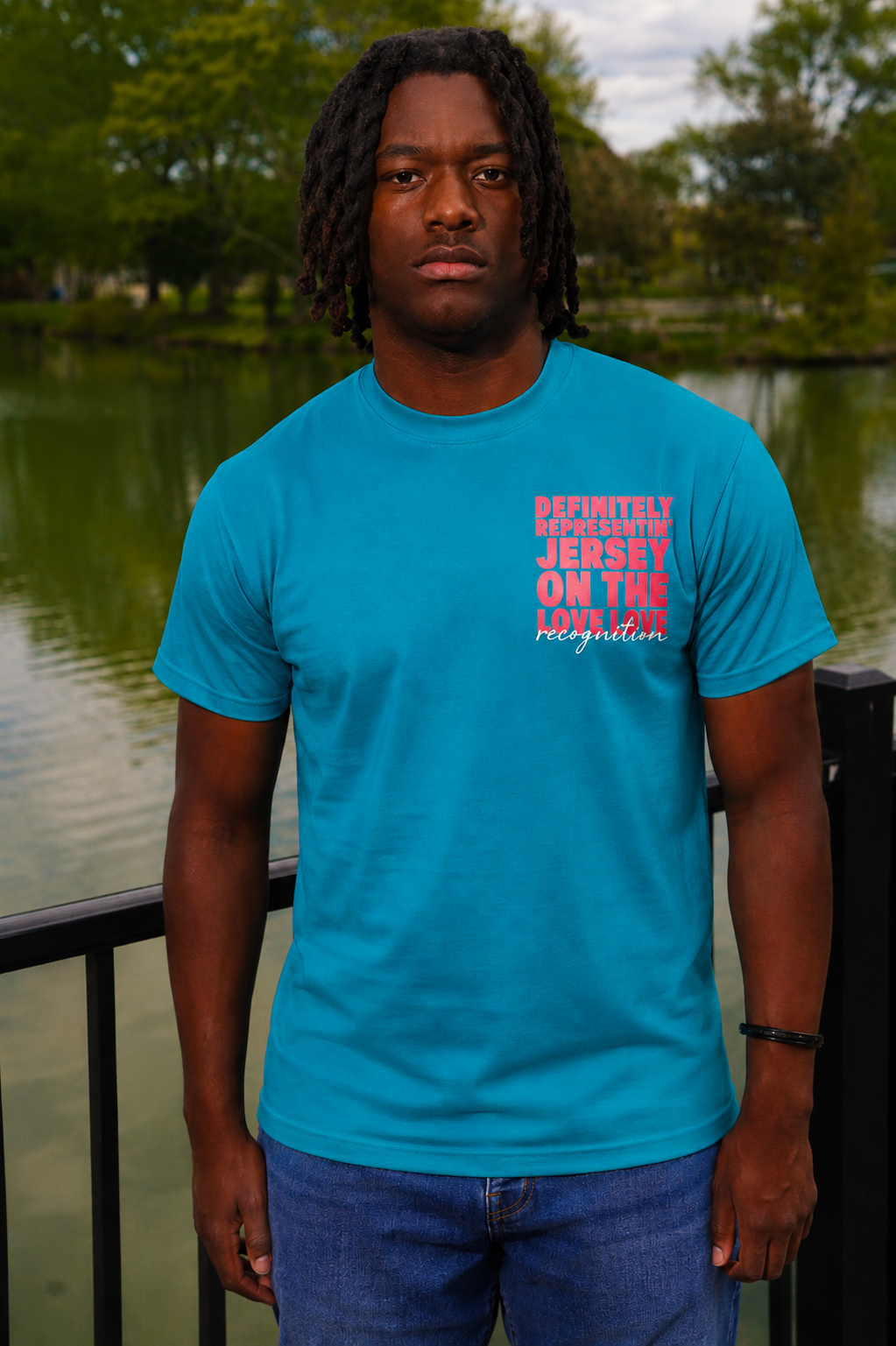 Recognition “Worn With Purpose” Tropical Blue Tee