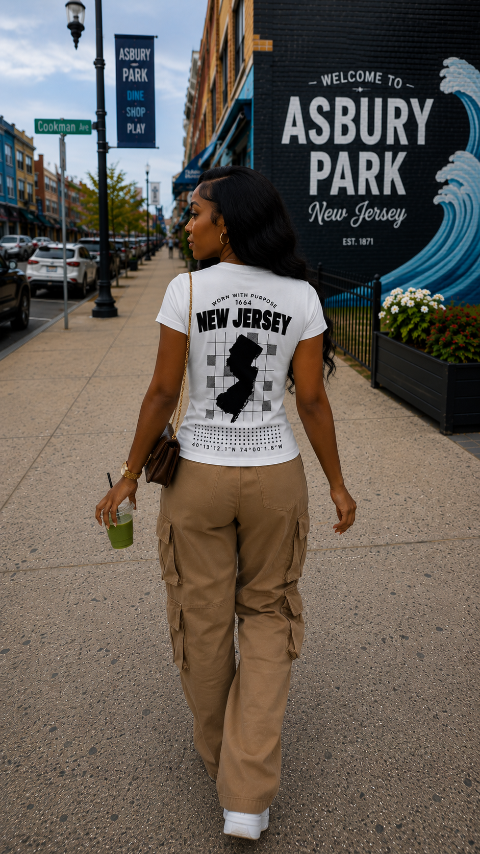Recognition “Worn With Purpose” Women White Tee