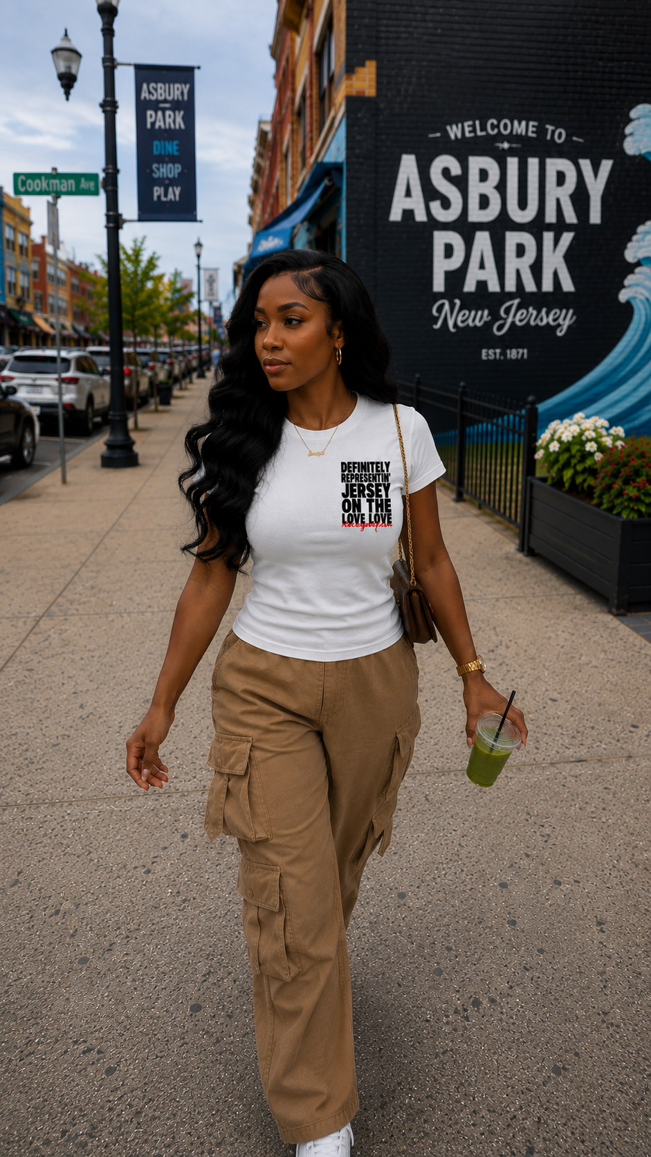 Recognition “Worn With Purpose” Women White Tee