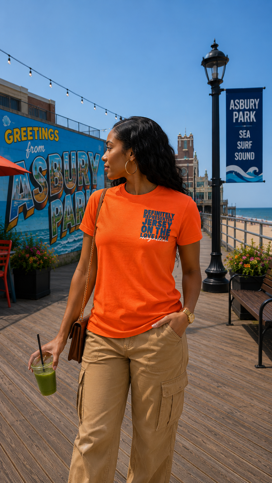 Recognition “Worn With Purpose” Women Orange Tee