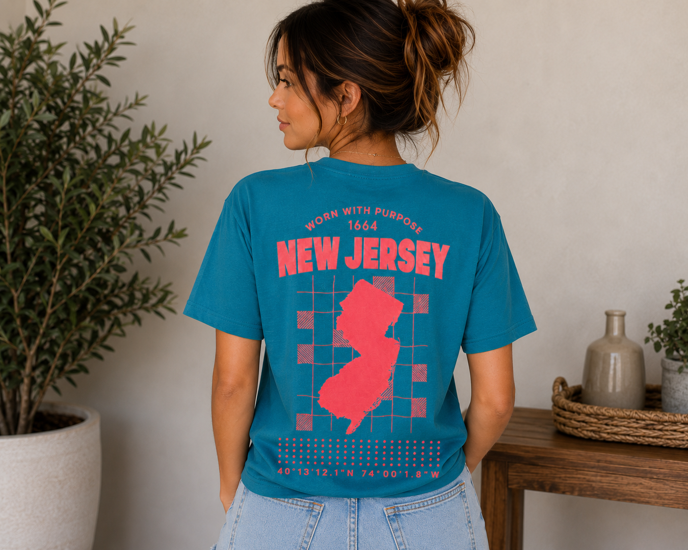 Recognition “Worn With Purpose” Women Tropical Blue Tee