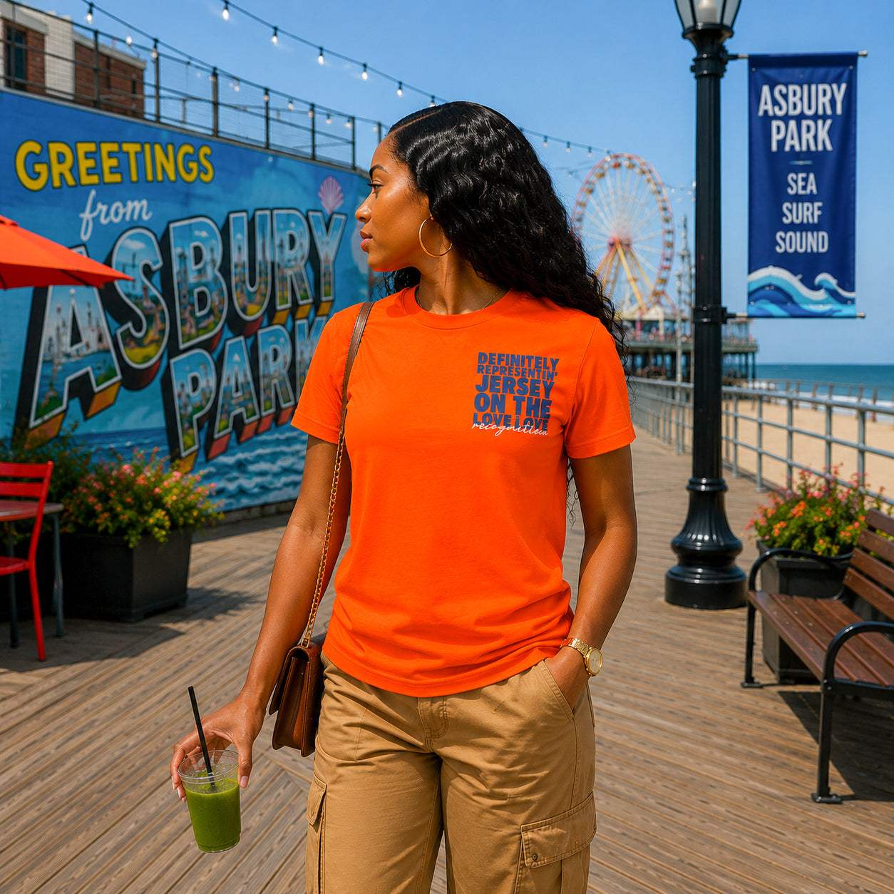 Recognition “Worn With Purpose” Women Orange Tee