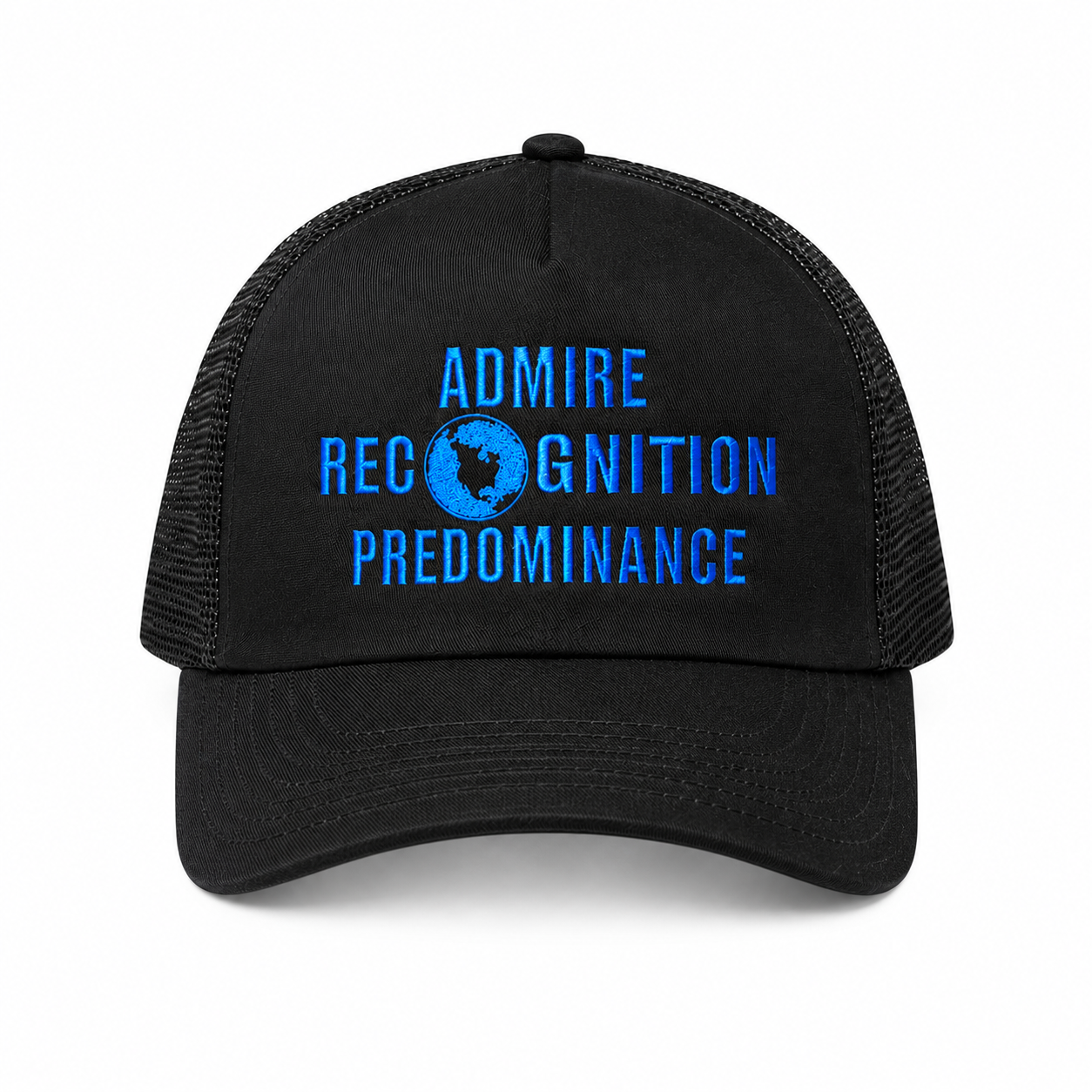Admire Recognition Predominance Trucker Hat – Black/Blue
