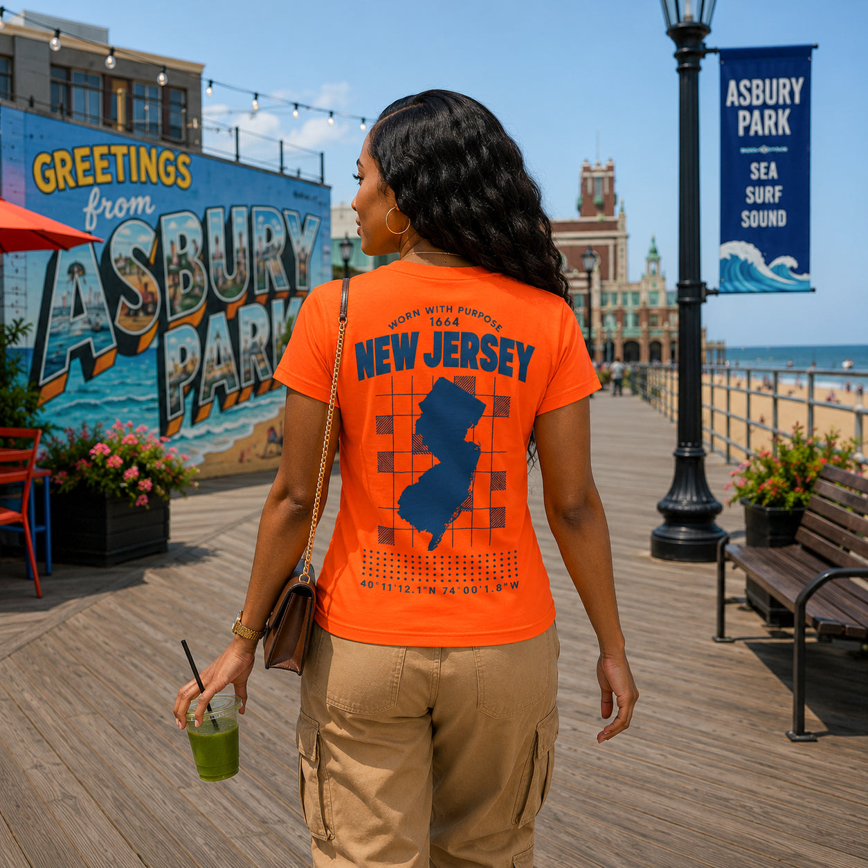 Recognition “Worn With Purpose” Women Orange Tee