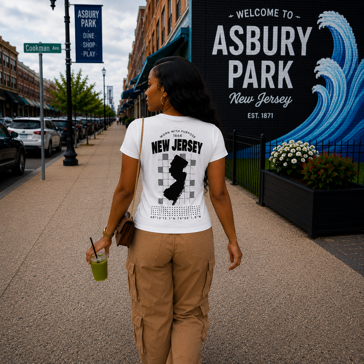 Recognition “Worn With Purpose” Women White Tee