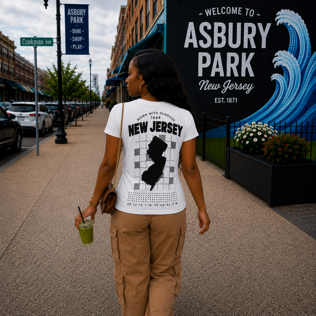 Recognition “Worn With Purpose” Women White Tee