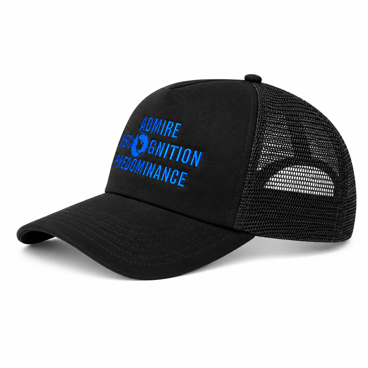 Admire Recognition Predominance Trucker Hat – Black/Blue